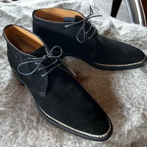 Ralph Lauren Calf Suede Dress Boots. Craftsmanship and quality that stands apart